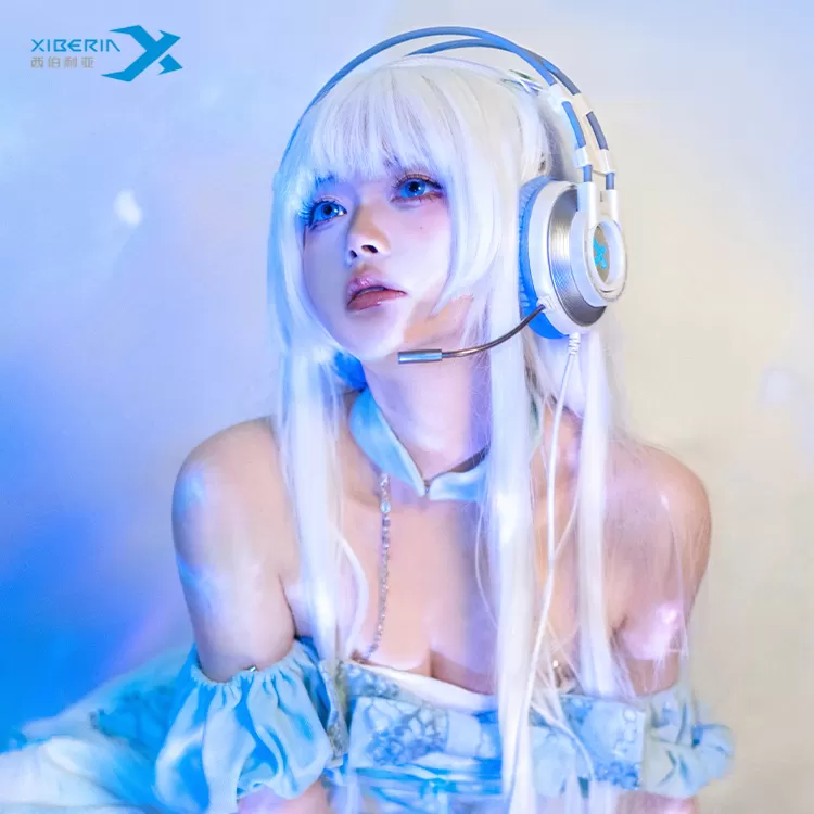 Headset Xiberia K9 Dream Dimension Gamer com Cabo USB Som surround 7.1 Microfone