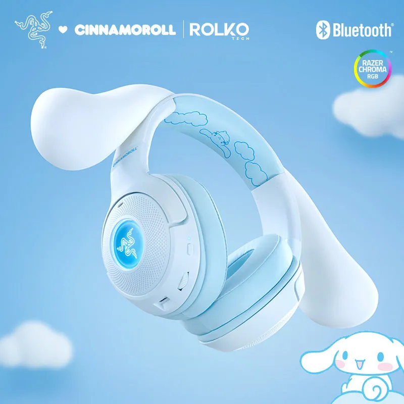 RAZER Cinnamoroll Headset Kraken Kitty V2 BT Sanrio [Edição Limitada]